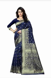 Beautiful Pure silk Saree pari100 - Image 6