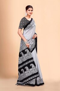 Digital Printed Silk Saree for Women | Traditional Ethnic Wear | 5.5m Saree with 0.8m Blouse | Soft & Lightweight - Image 5